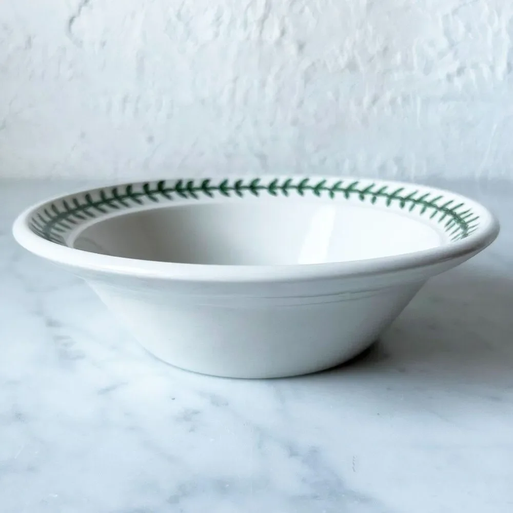 Portmeirion Botanic Garden Purple Iris Oatmeal Bowl 6.5